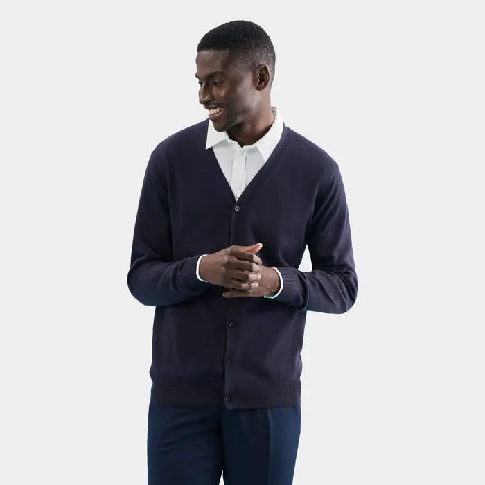 GOLDEN MEN V-NECK CARDIGAN
