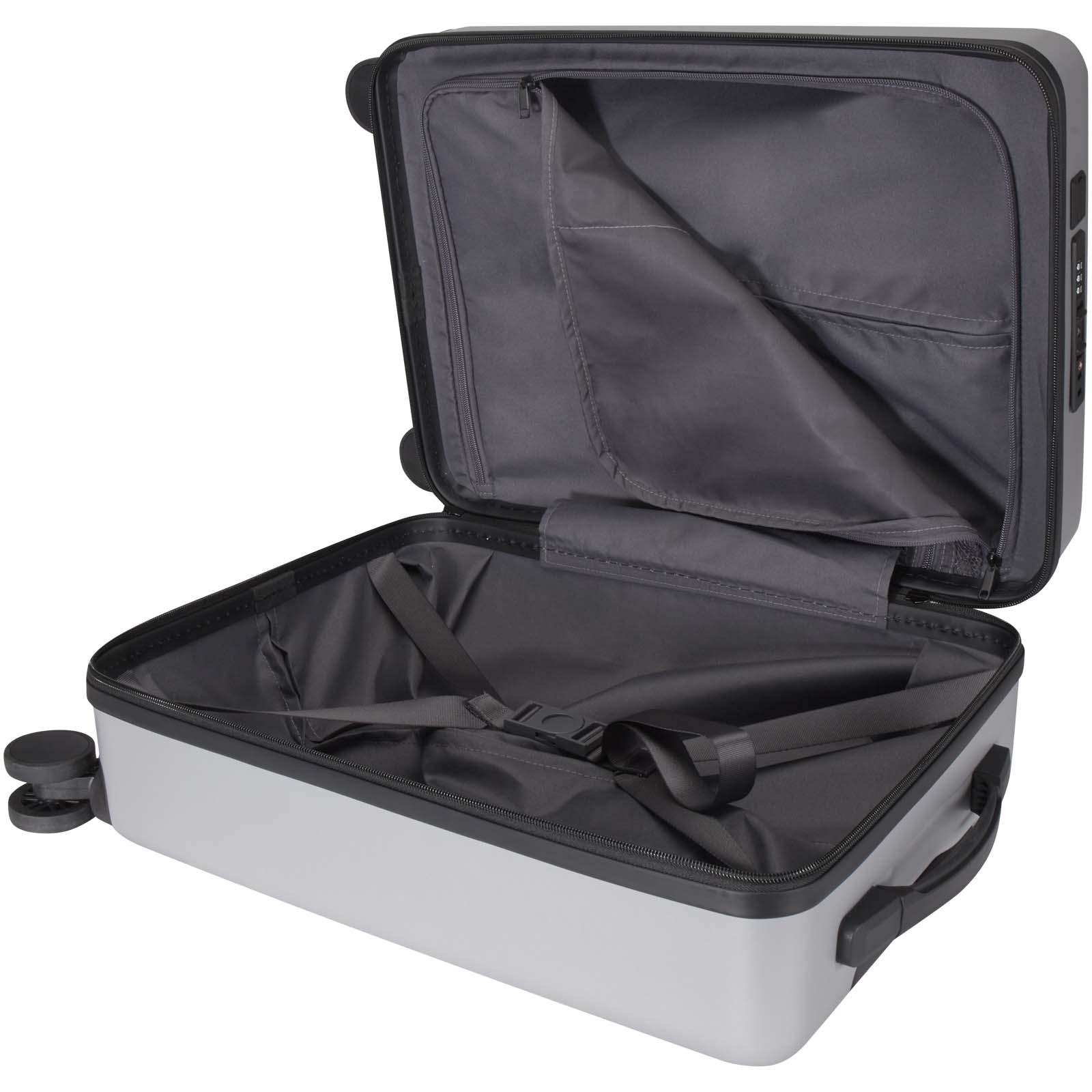 Rover Pro 20" Kabinentrolley aus recyceltem GRS-Material 40 L silber