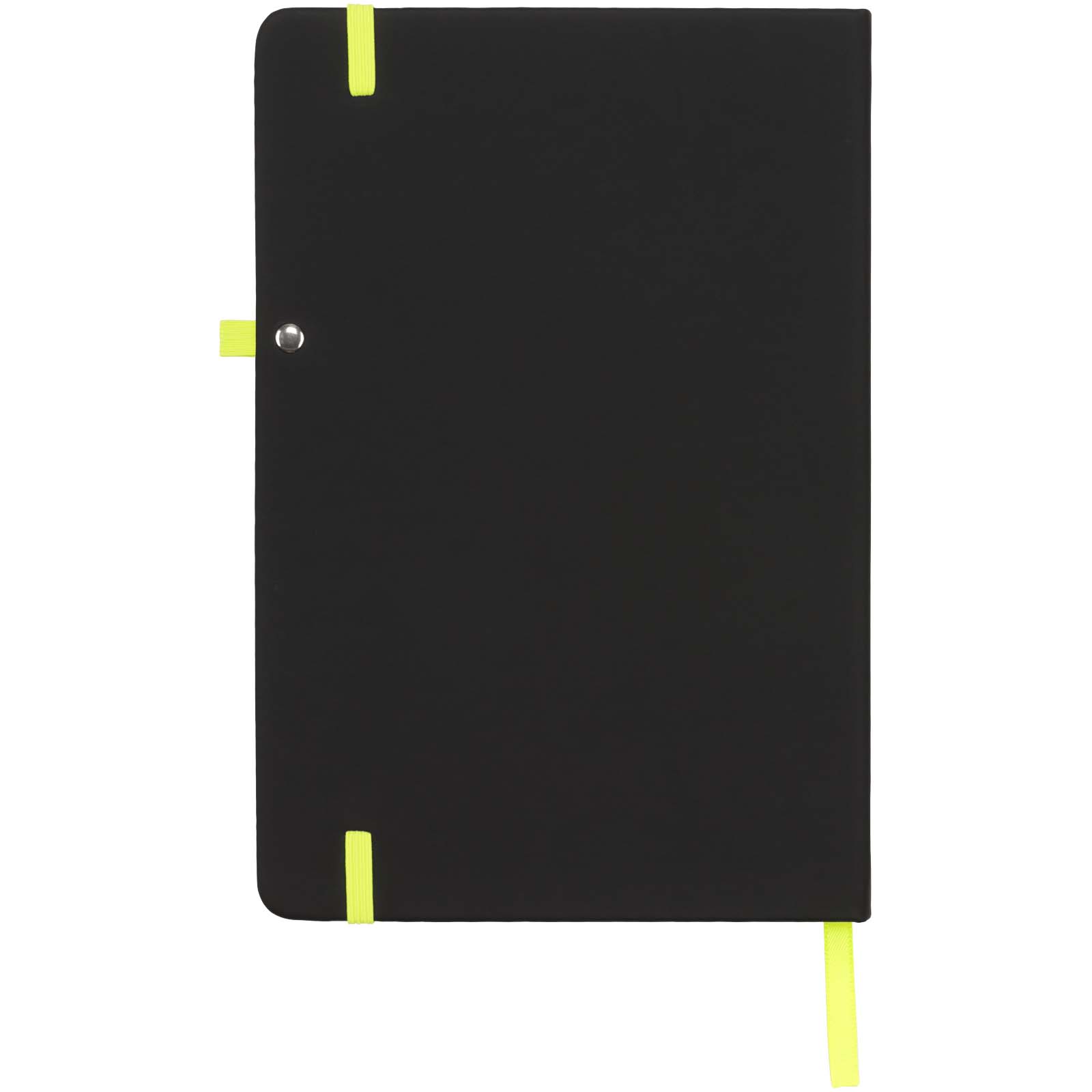 Noir A5 Notizbuch schwarz, limone