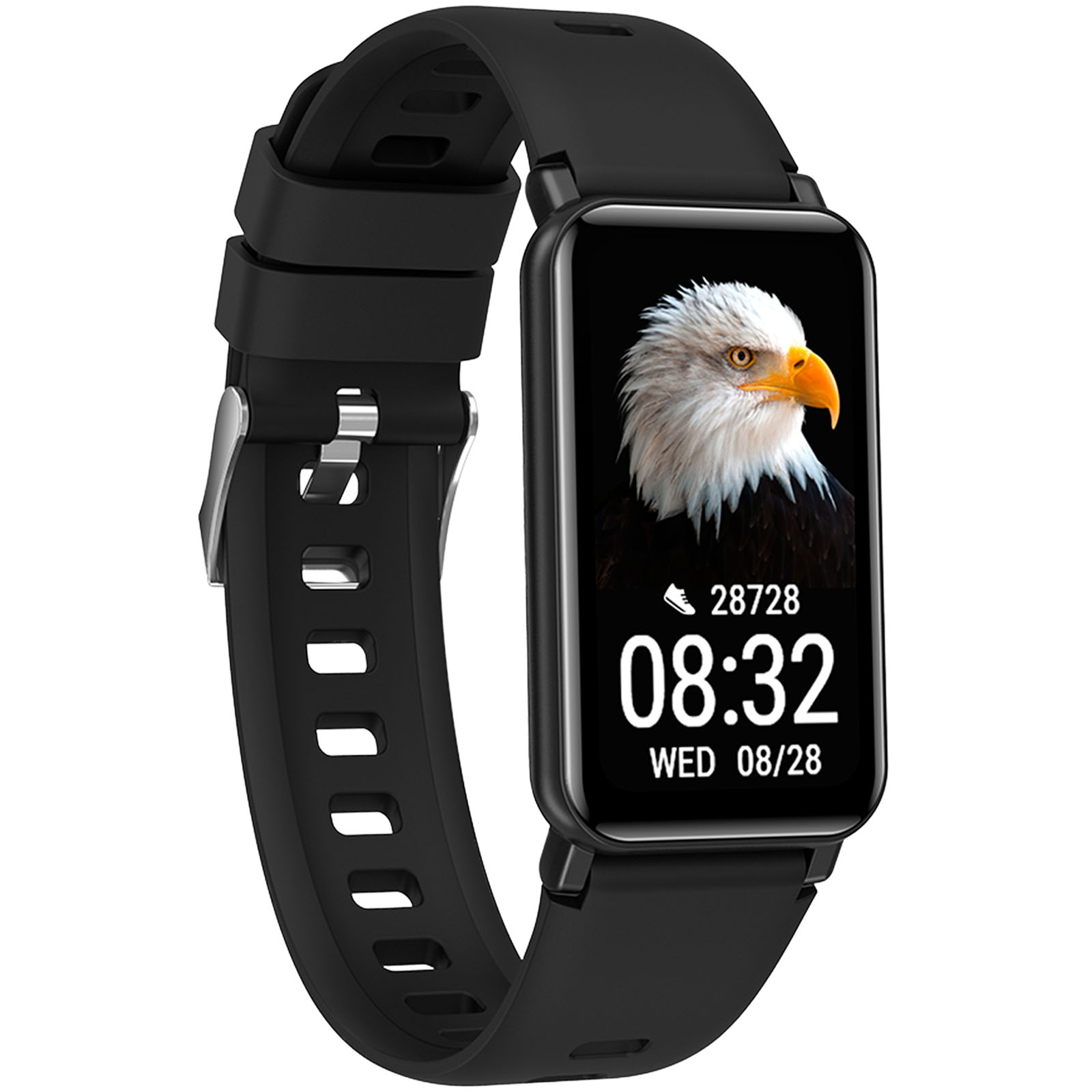 Prixton AT806 Multisport-Smartband mit GPS schwarz
