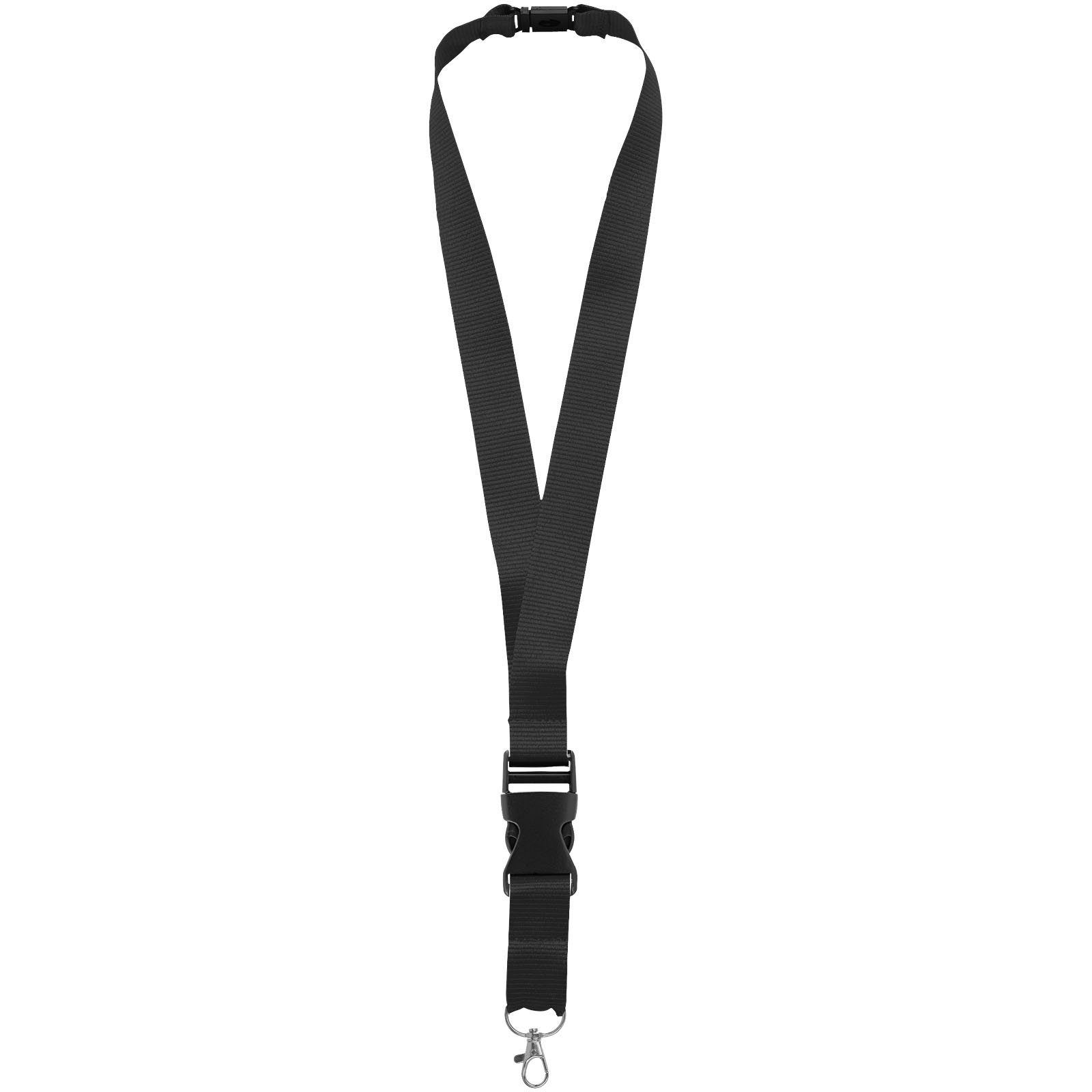 Yogi Lanyard mit Sicherheitsverschluss schwarz