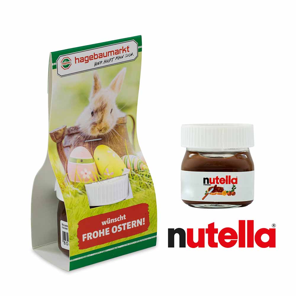 Nutella in Überreichverpackung - Ostern - mit Digitaldruck