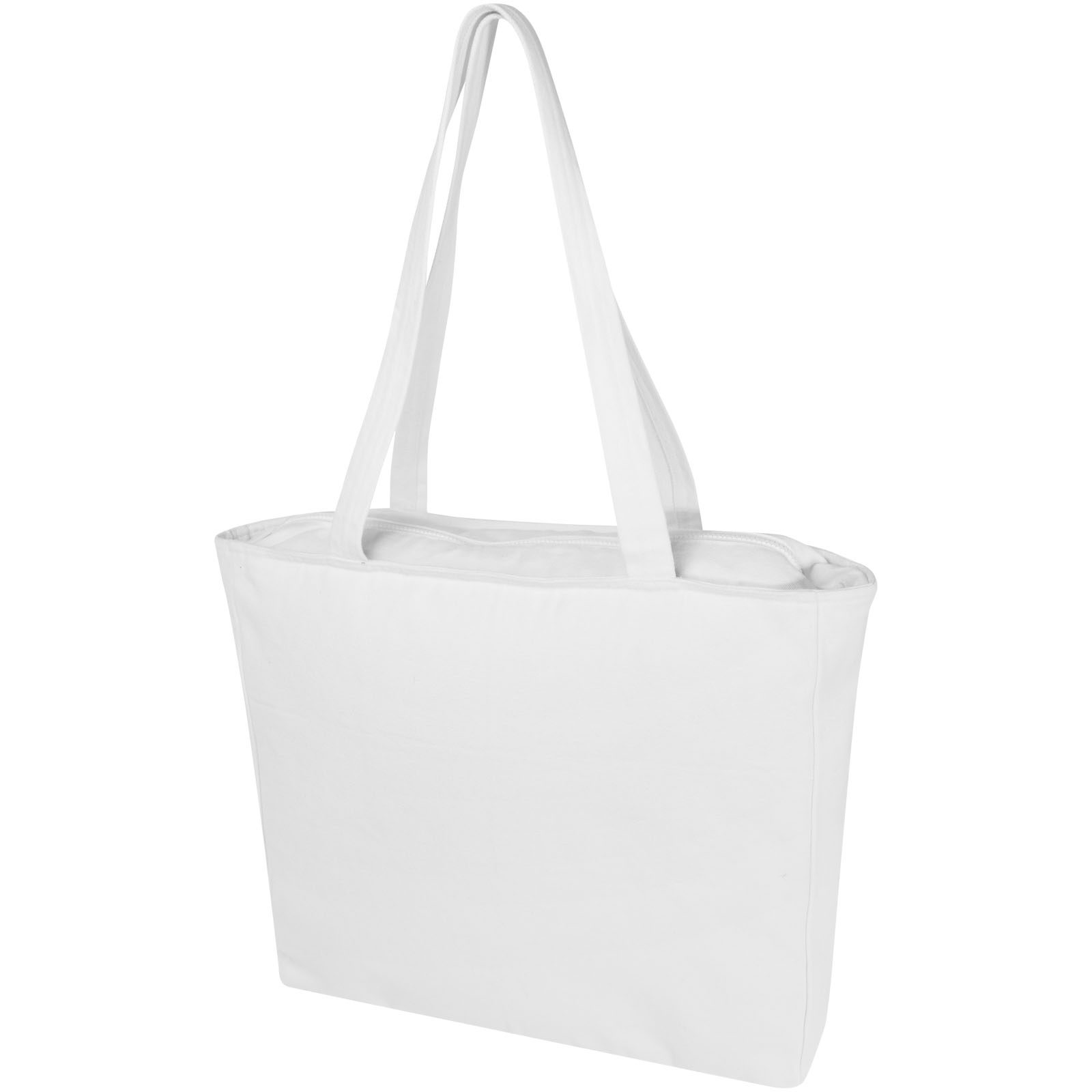 Trace Weekender 500 g/m²  Aware™ recycelte Tragetasche weiss