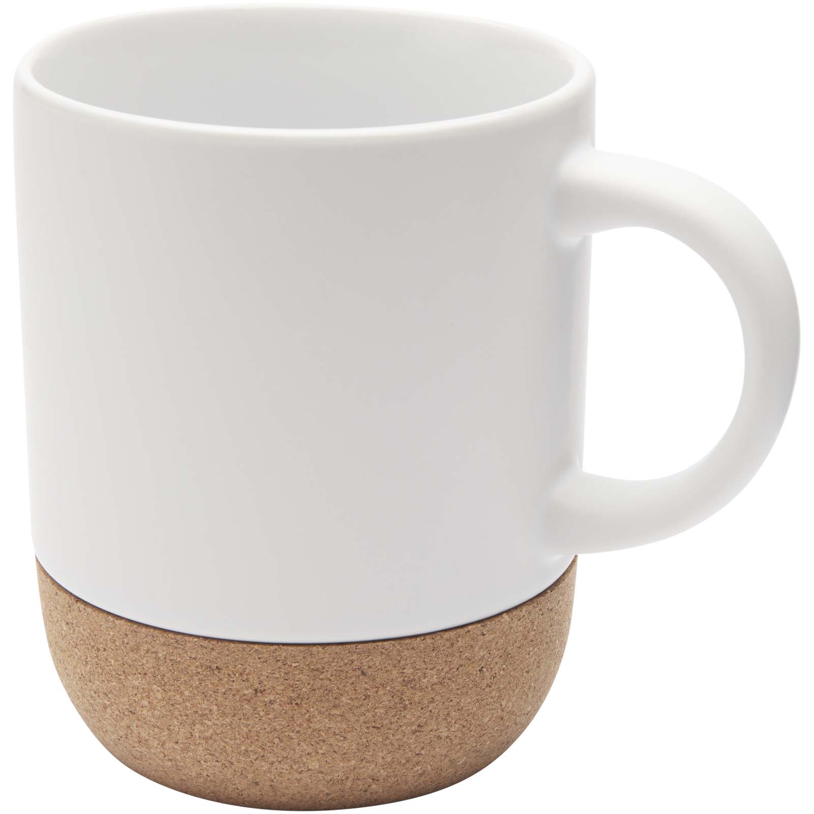 Bari 300 ml Sublimation Keramiktasse mit Korkdetails weiss