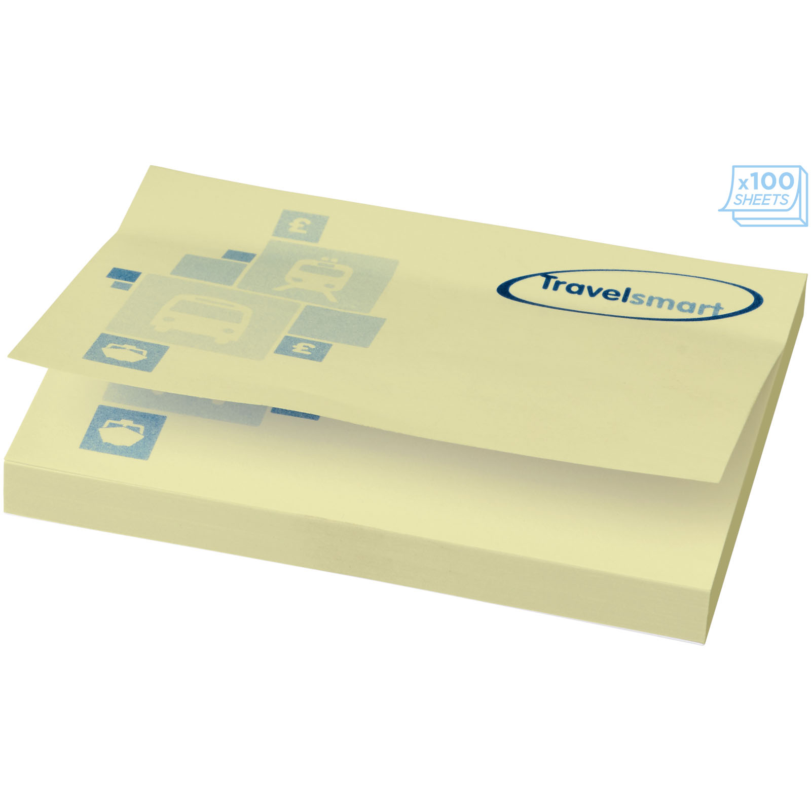 Sticky-Mate® Haftnotizen 100 x 75 mm hellgelb