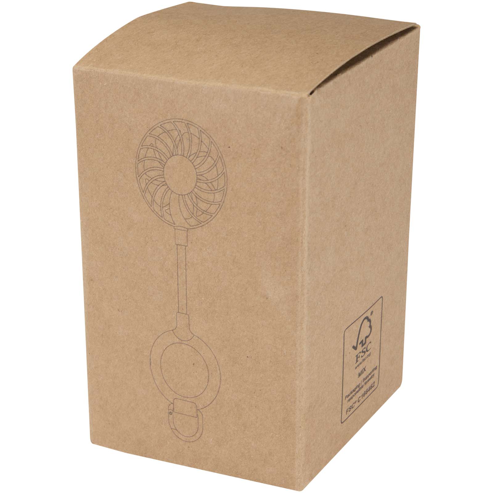 Ventio Magnetischer, tragbarer Ventilator aus recyceltem Kunststoff weiss