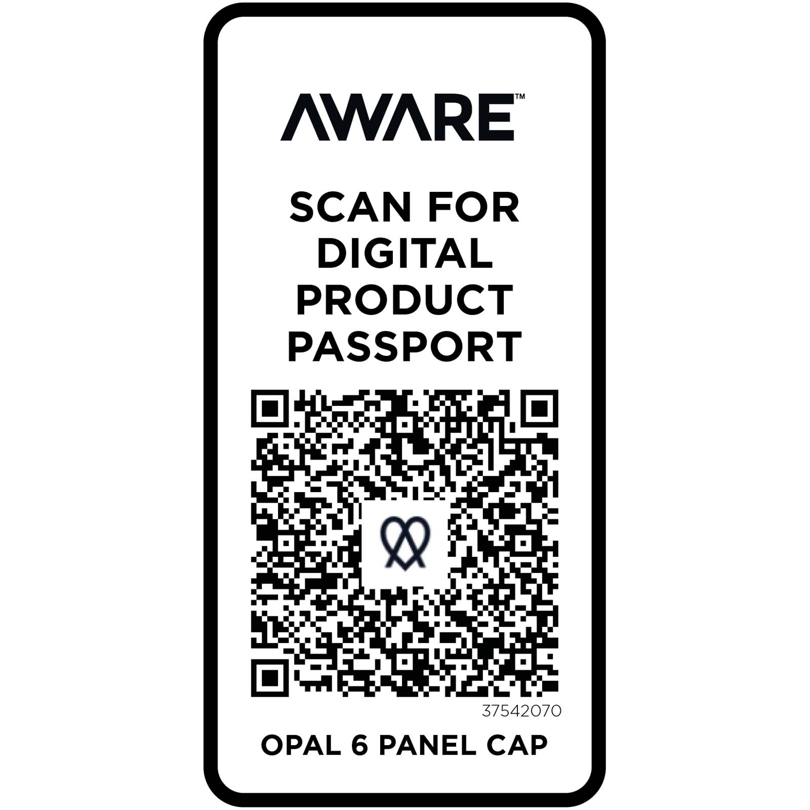 Opal 240 g/m² 6 Segmenten Aware™ recycelte Kappe oatmeal