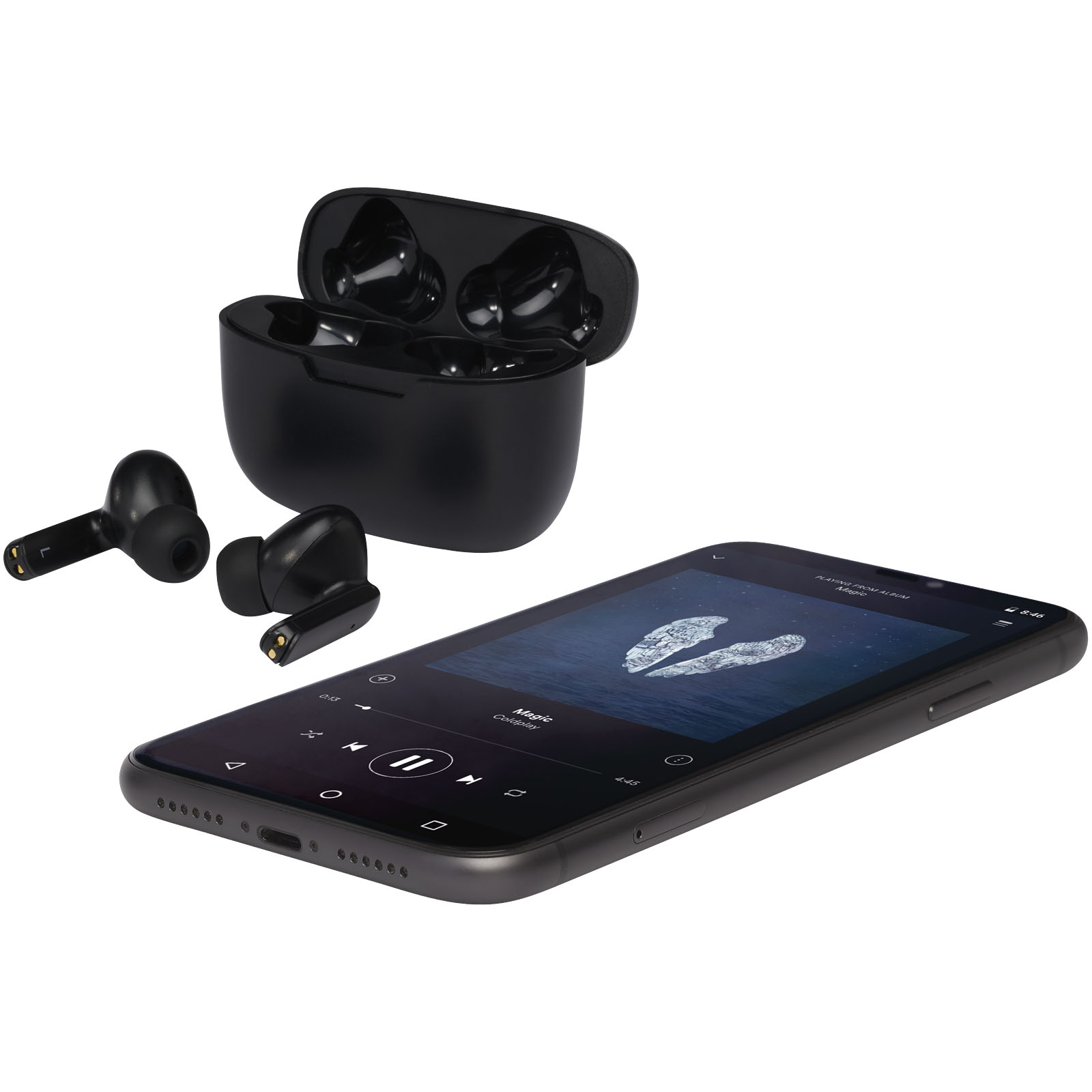 Essos 2.0 True Wireless Auto-Pair-Ohrhörer mit Etui schwarz