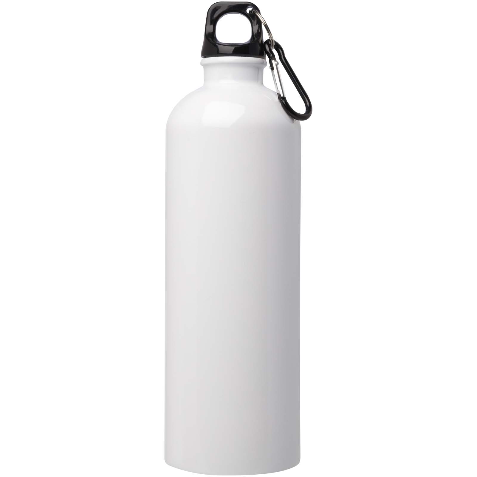 Oregon 750 ml RCS-zertifizierte, einwandige Trinkflasche aus Edelstahl mit Karabinerhaken weiss