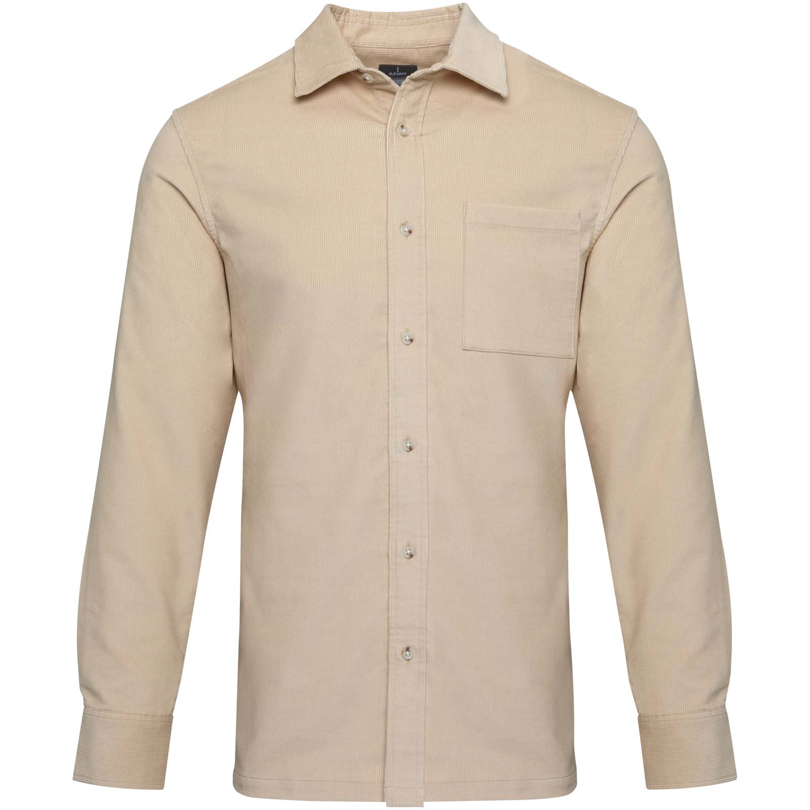 Alum 252 g/m² Hemd aus Cord Unisex oatmeal