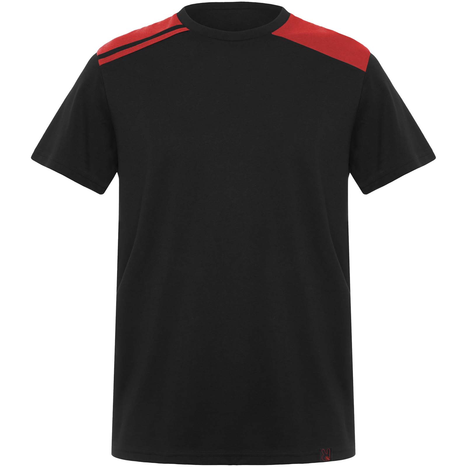 Expedition Kurzärmeliges T-Shirt für Herren, 160 g/m2 schwarz, rot
