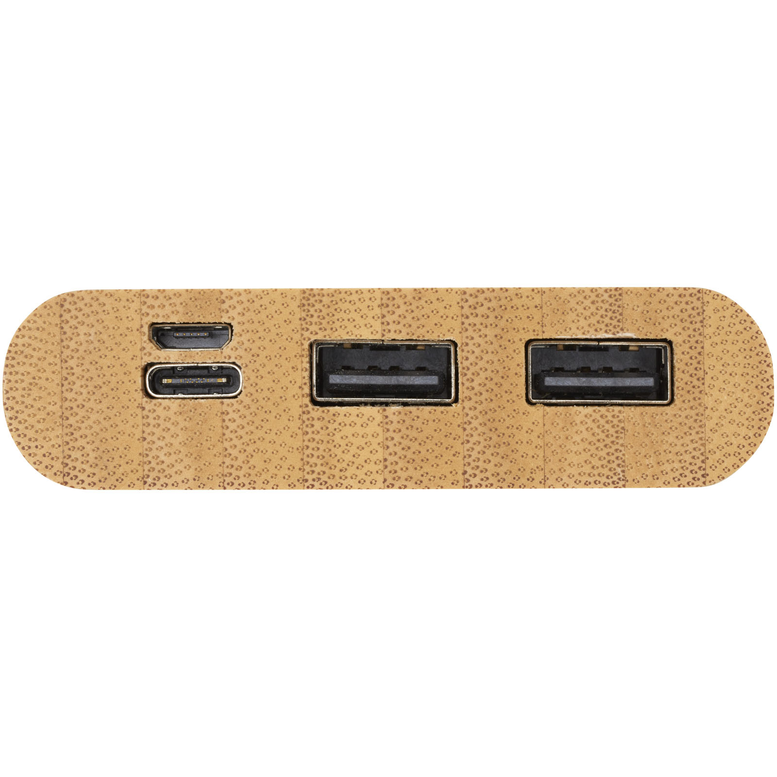 Tulda 10.000 mAh Powerbank aus Bambus natur