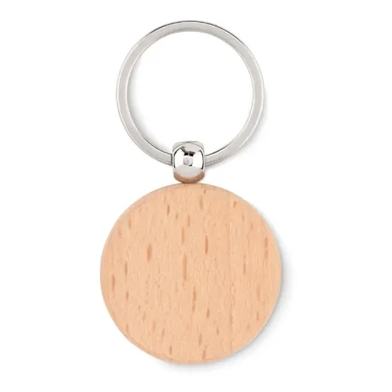Schlüsselring Holz, rund