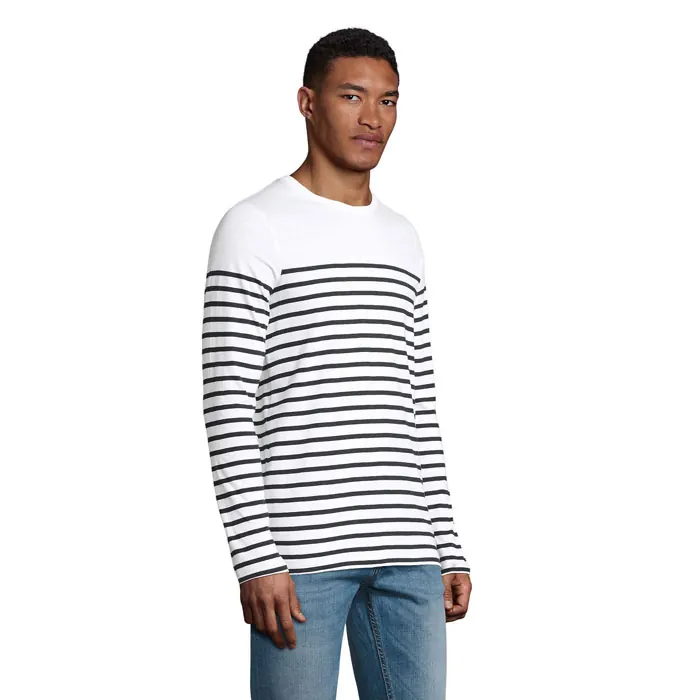 Herren-Langarm-T-Shirt Matelot