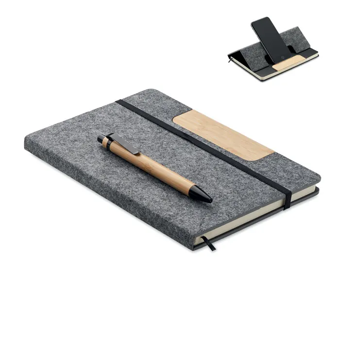 DIN A5 RPET Notizbuch-Set