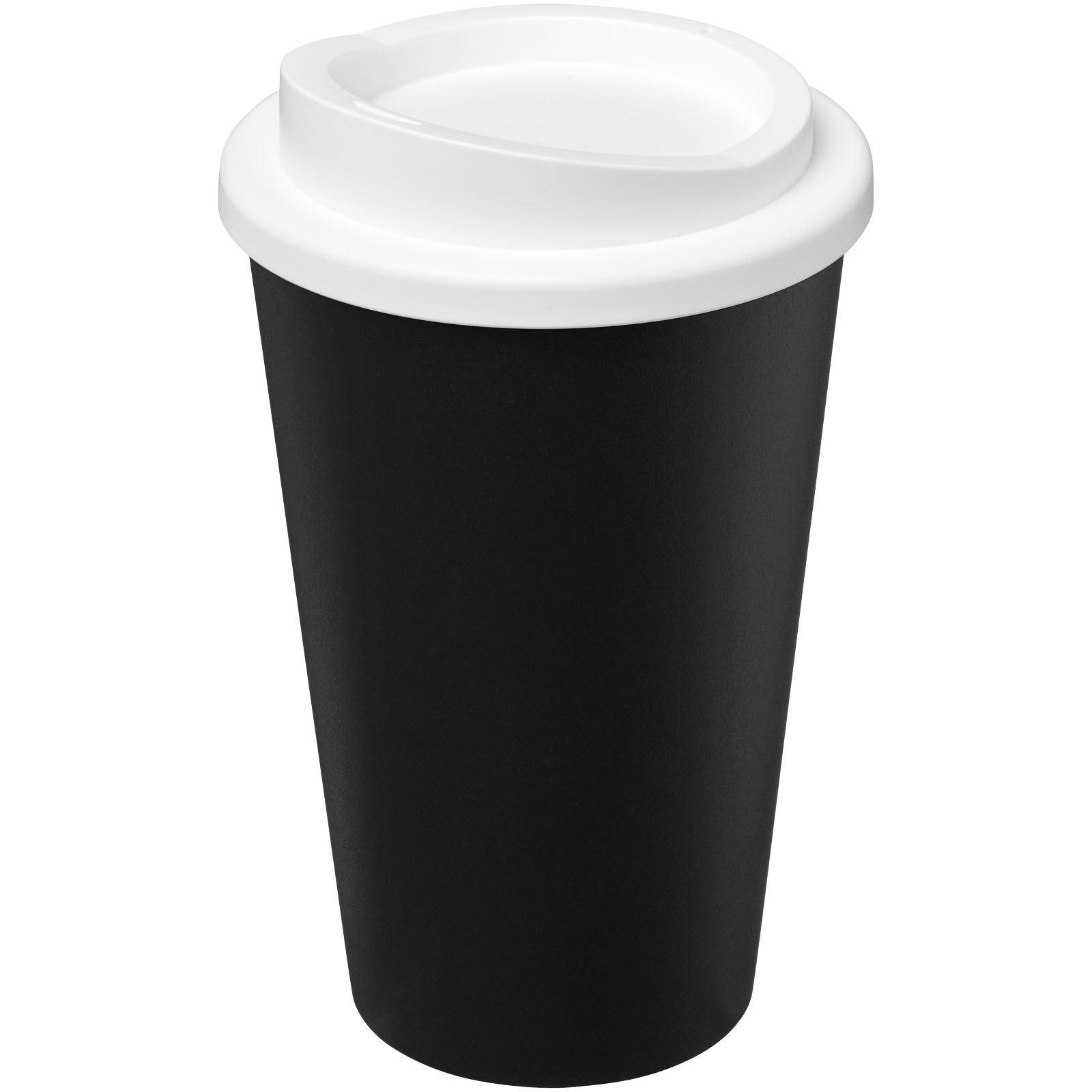 Americano® Eco 350 ml recycelter Becher schwarz, weiss