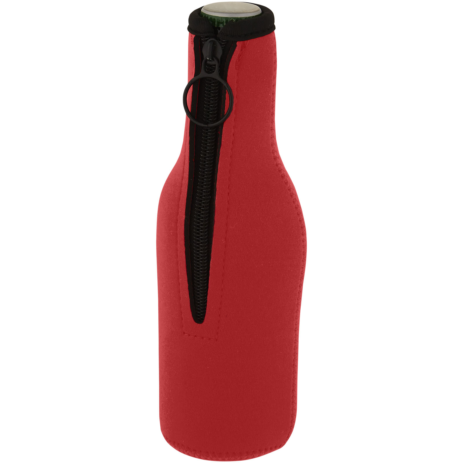 Fris Flaschenmanschette aus recyceltem Neopren rot