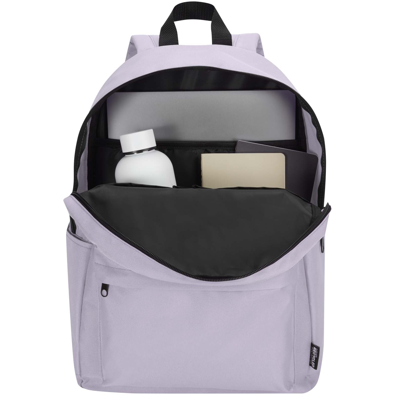 Byron 14" GRS-recycelter City Laptop Rucksack 14 L fliederfarben