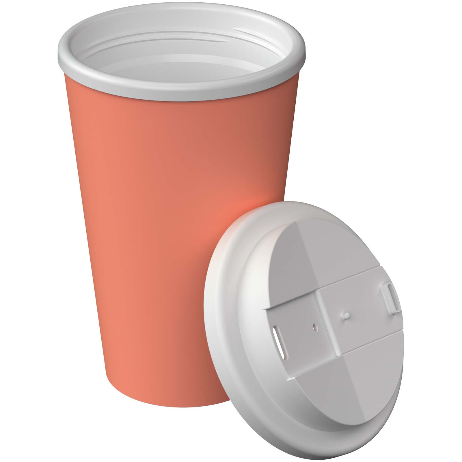 Americano® Infiniti 350 ml Isolierbecher mit auslaufsicherem Deckel Koralle