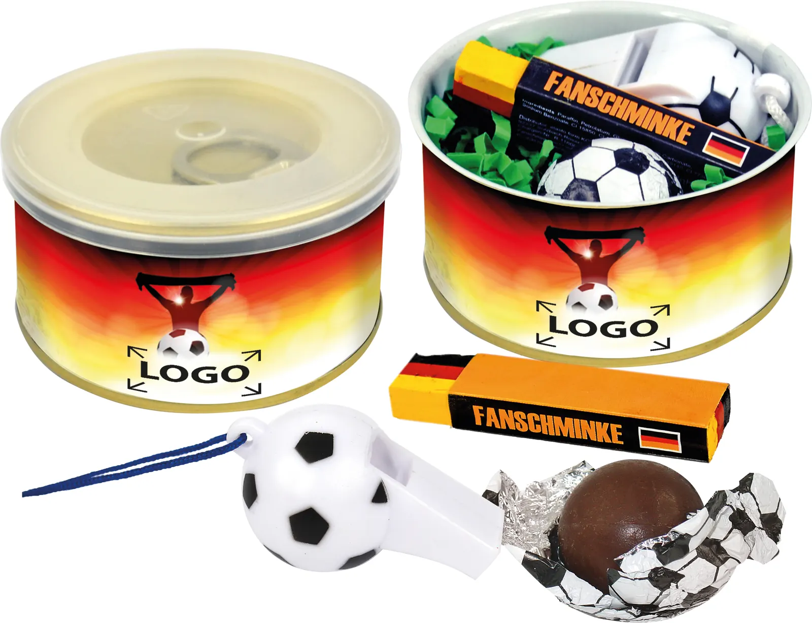 Fußball-Fan-Dose