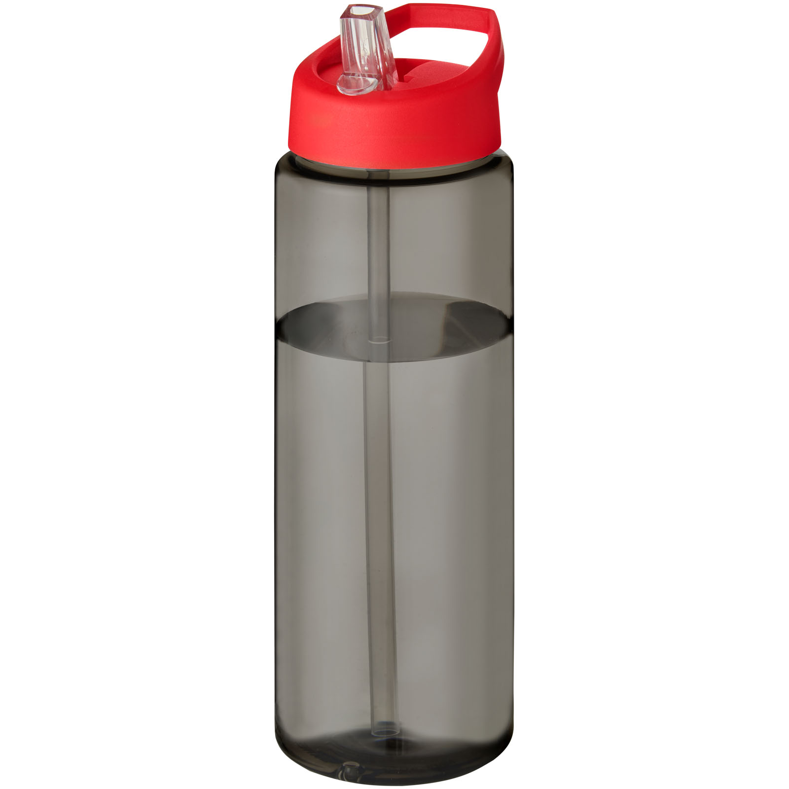 H2O Active® Eco Vibe 850 ml Sportflasche mit Ausgussdeckel kohle, rot