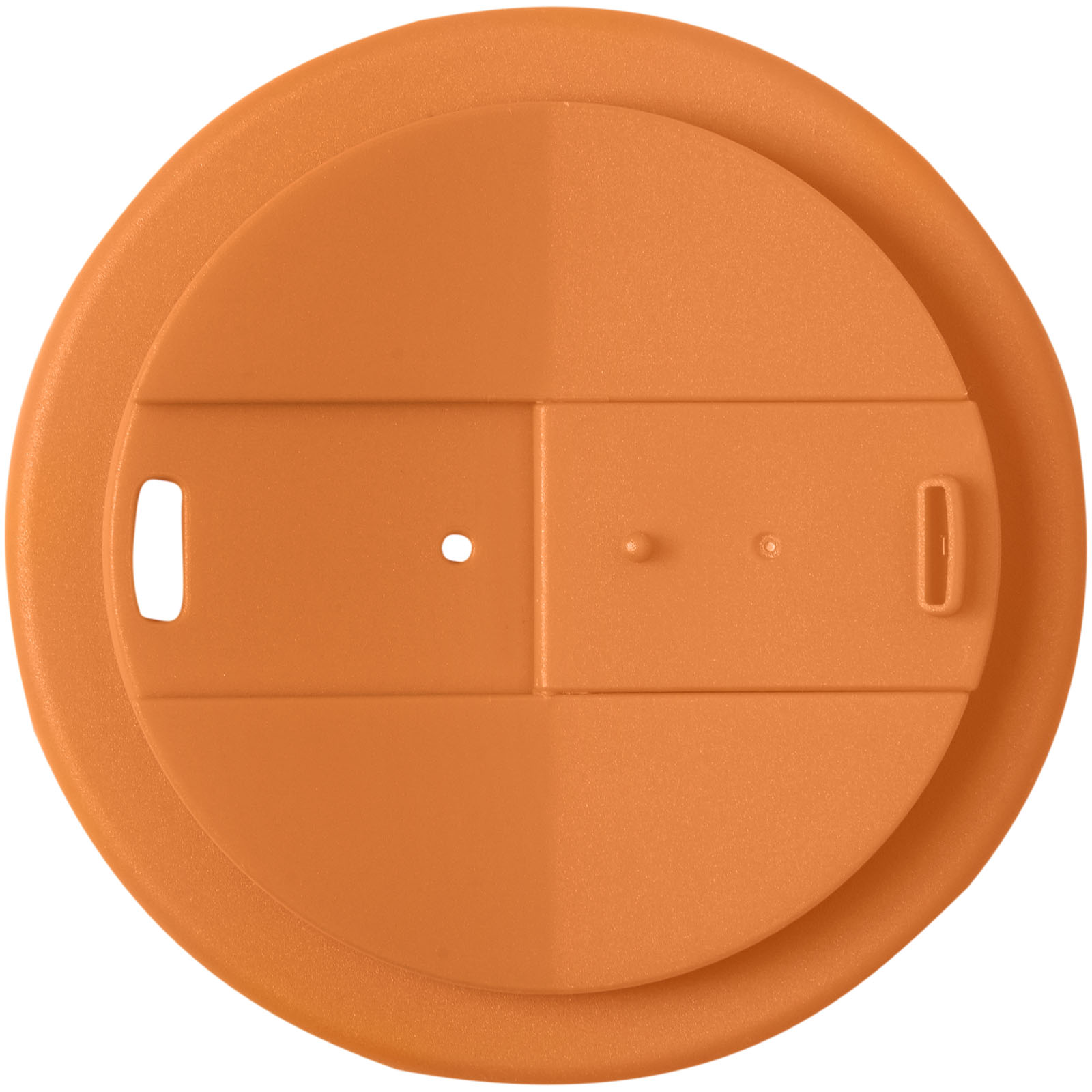 Americano® Espresso Eco 250 ml recycelter Isolierbecher mit auslaufsicherem Deckel schwarz, orange