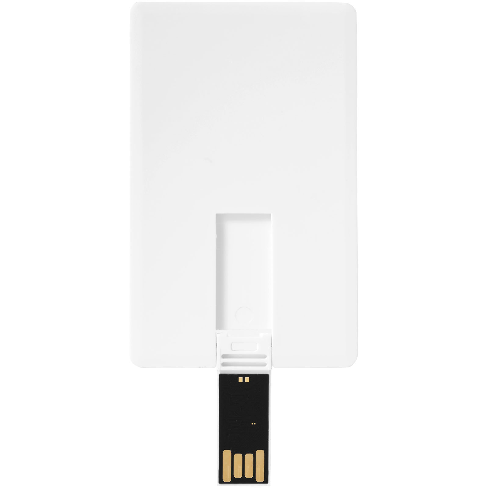 Slim 4 GB USB-Stick im Kreditkartenformat weiss