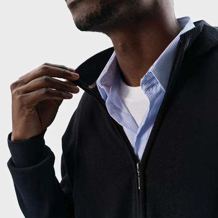 GORDON MEN ZIPPED CARDIGAN
