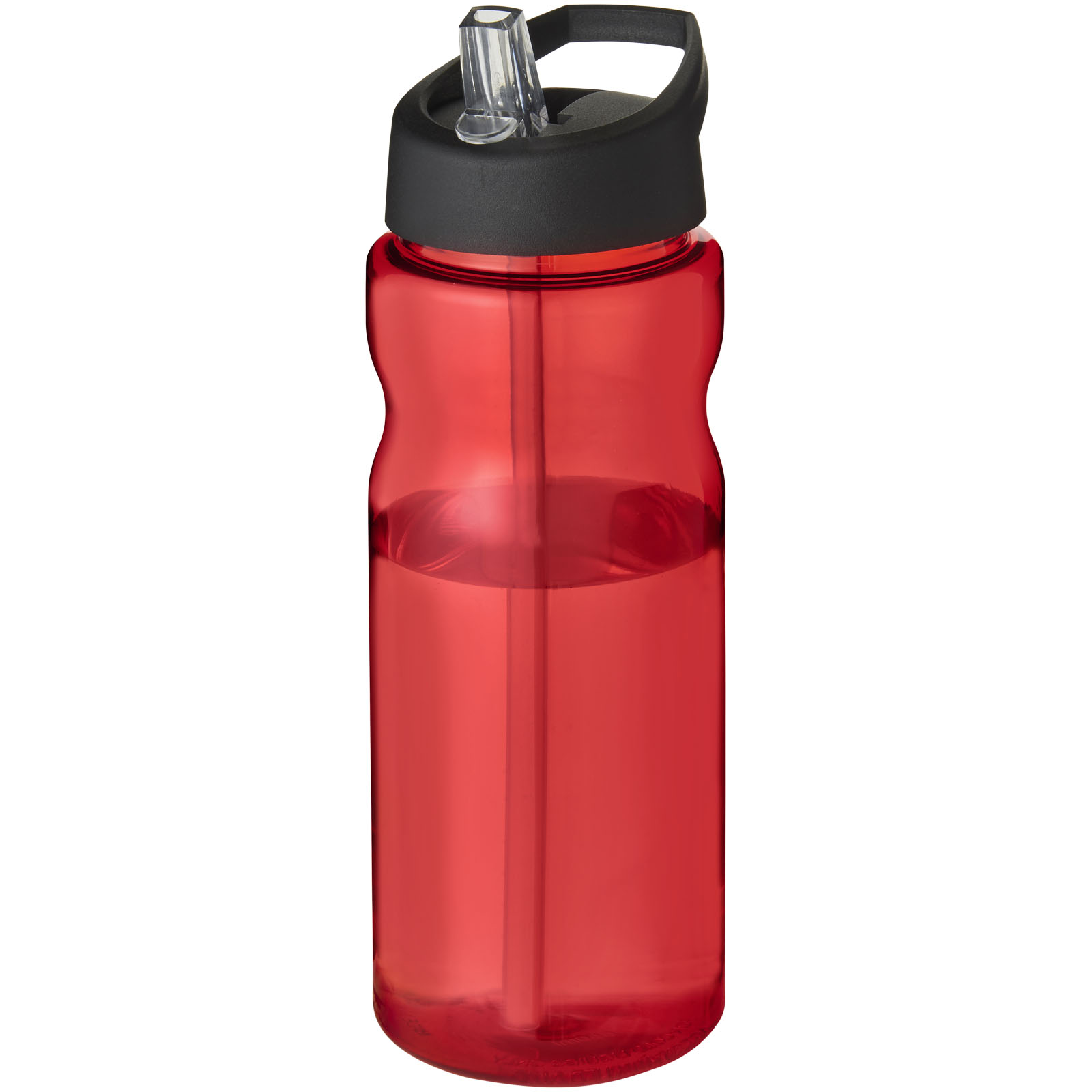 H2O Active® Base Tritan™ 650 ml Sportflasche mit Ausgussdeckel rot, schwarz