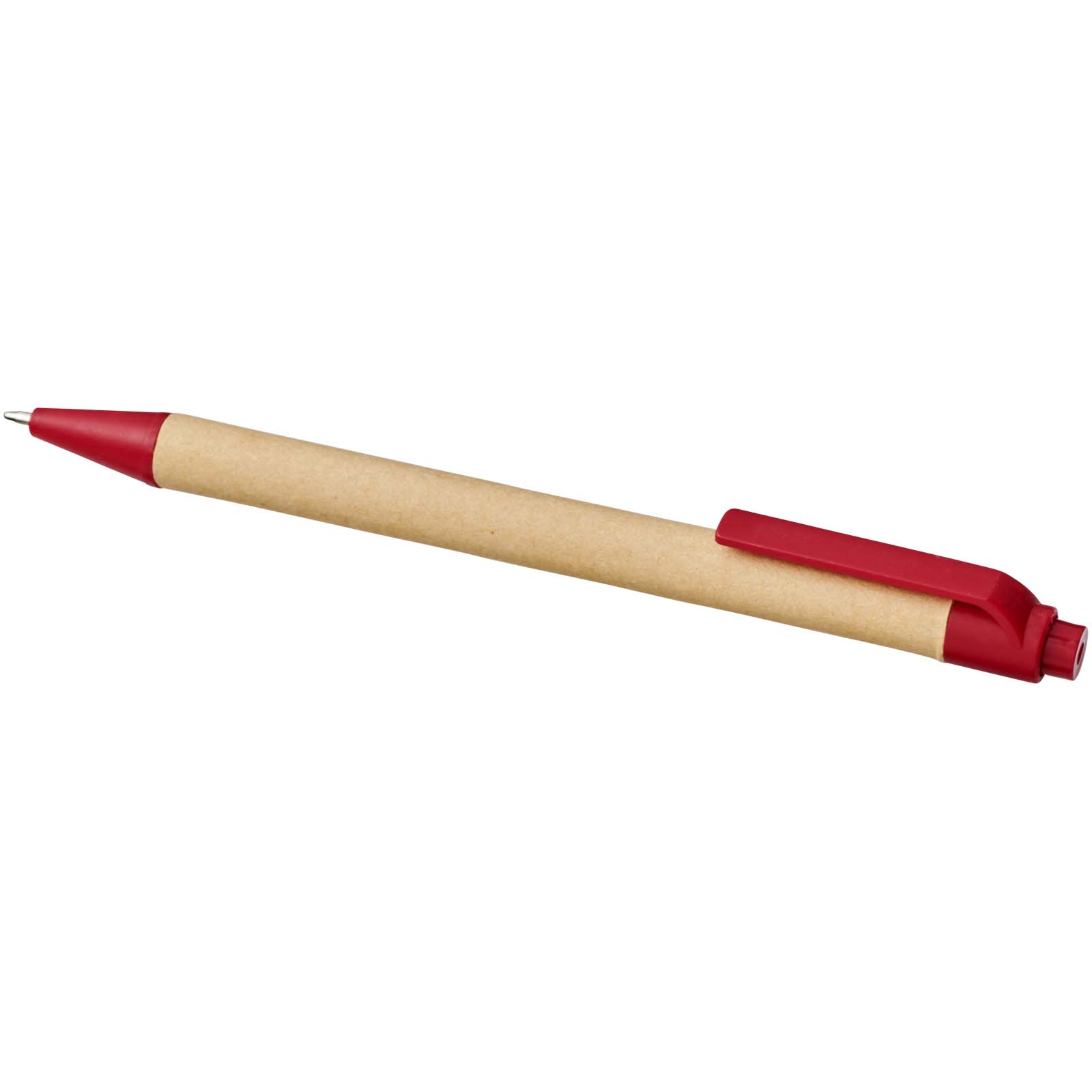 Priestly A6 Recycling Notizbuch mit Stift natur, rot