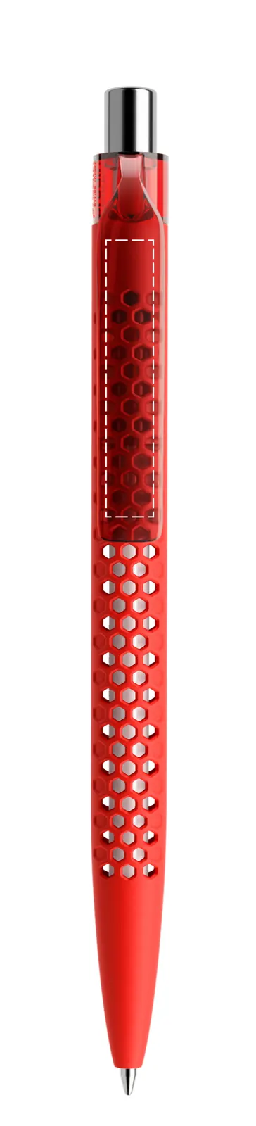 prodir QS40 Soft Touch PRT Push Kugelschreiber, Chrom-Finish
