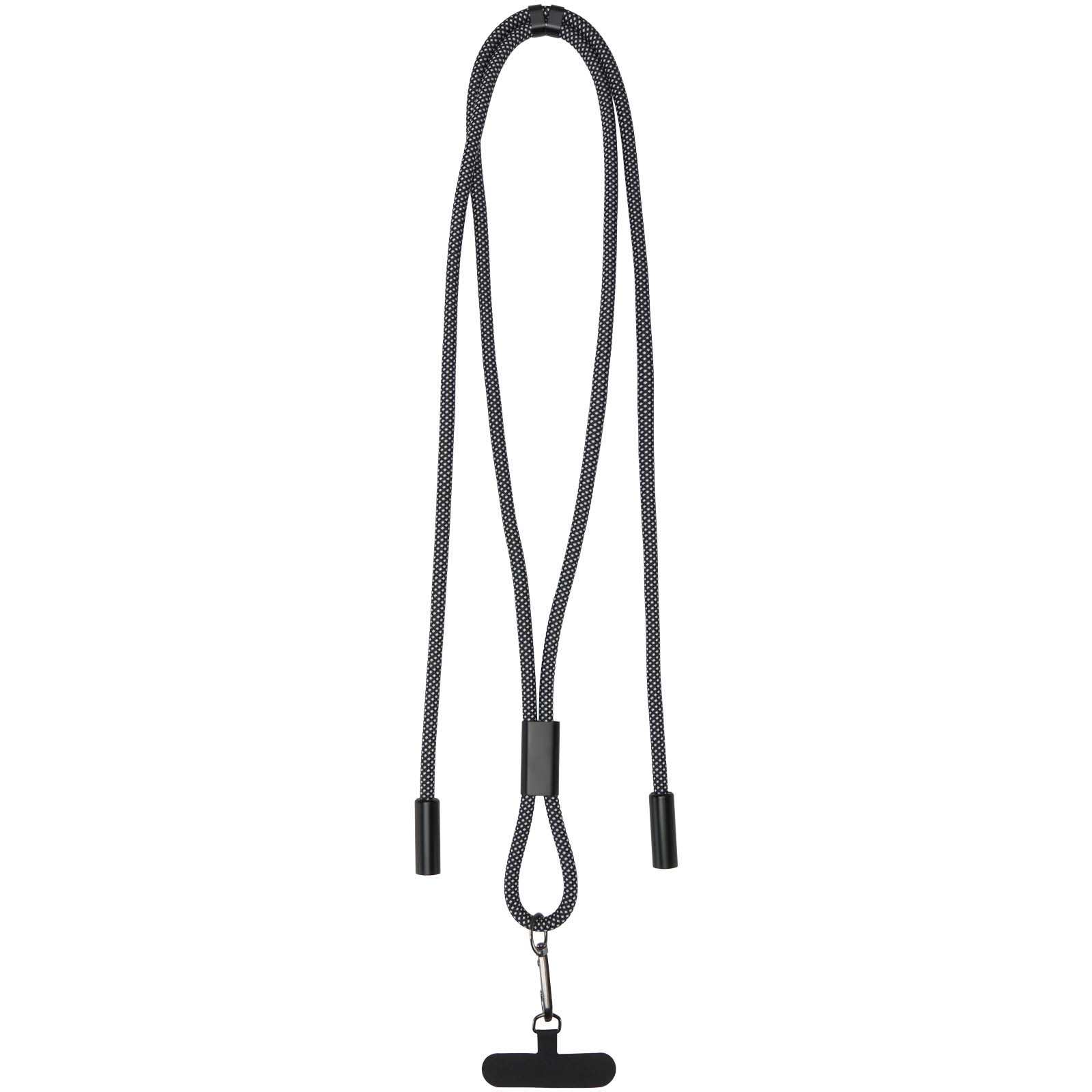 SMART 65W RPET Ladekabel mit Lanyard schwarz