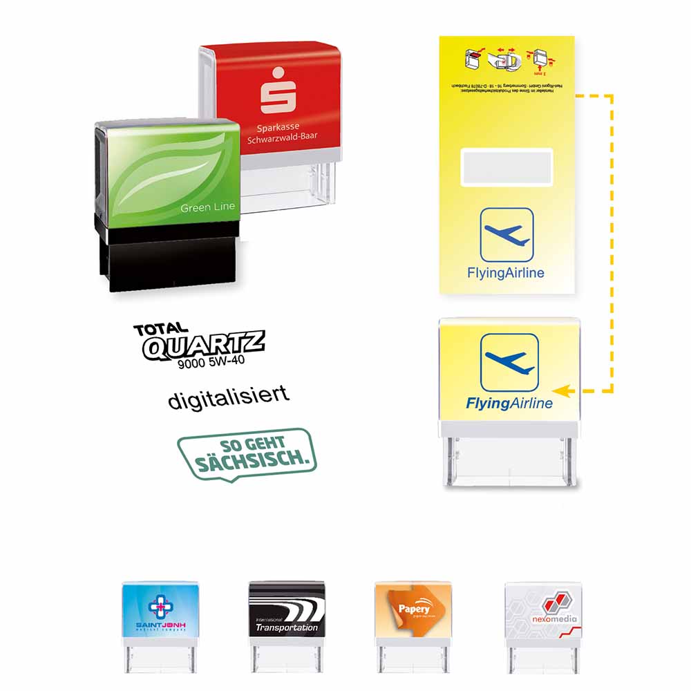 Stempelautomat "Printer Line Uni" - Printer 20 - mit Digitaldruck