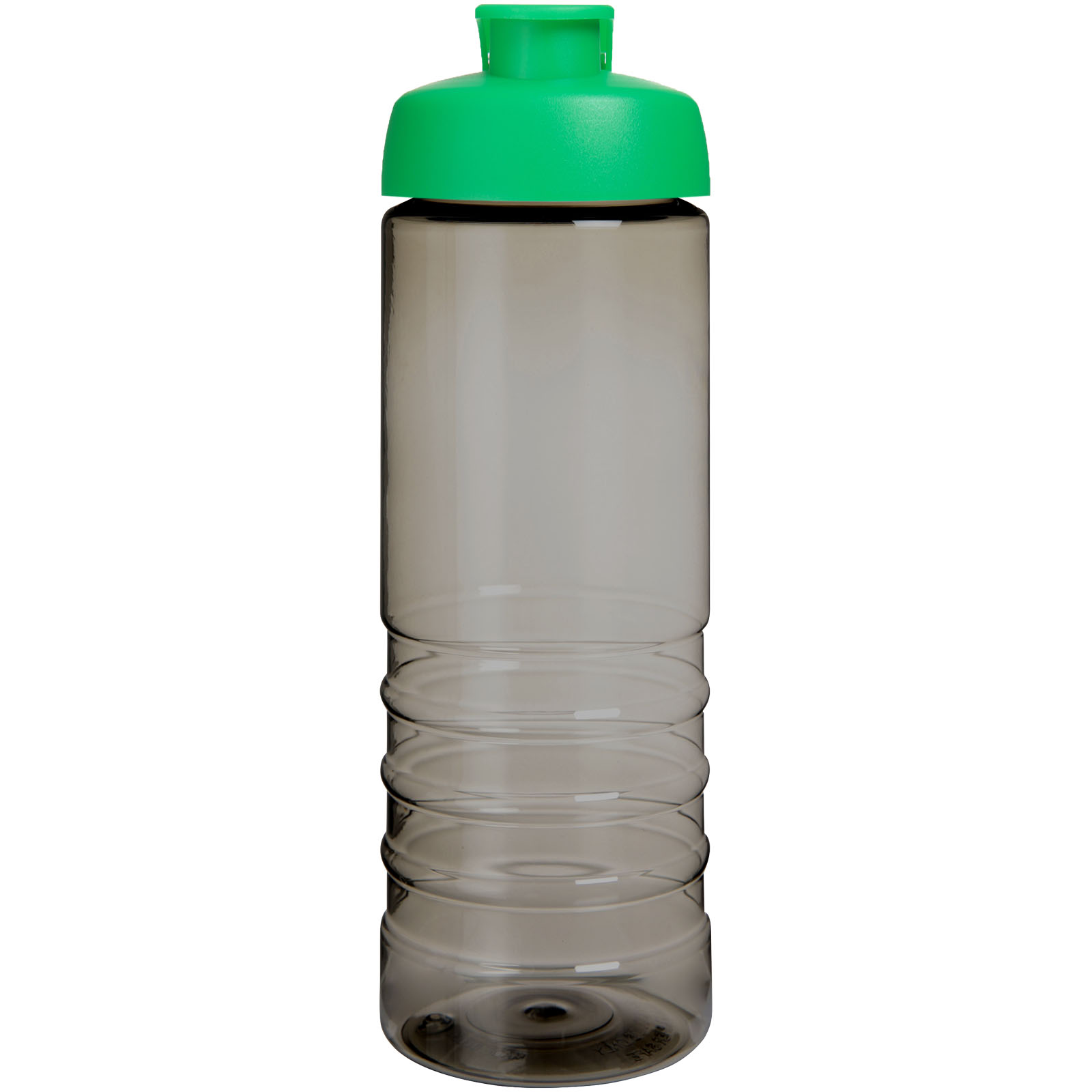 H2O Active® Eco Treble 750 ml Sportflasche mit Stülpdeckel kohle, grün