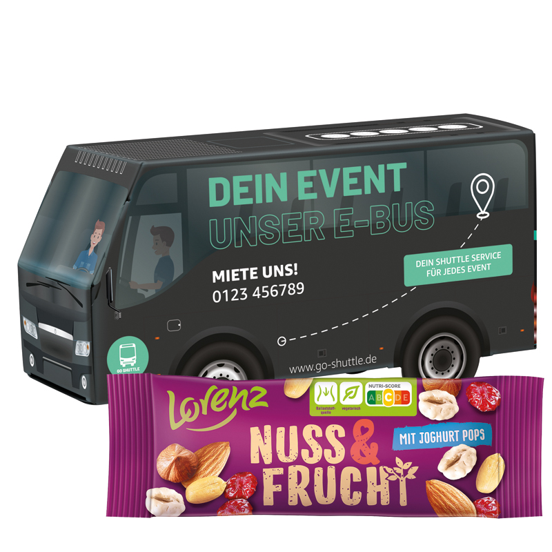 3D-Präsent Bus, Lorenz Nic Nac's Erdnüsse