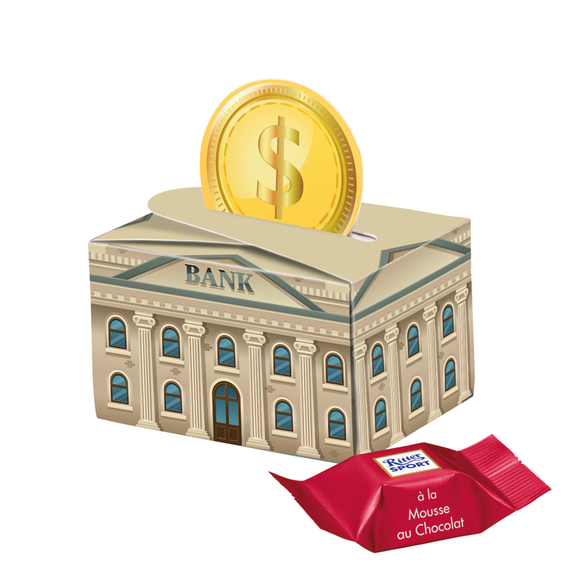 Geschenkbox Mini rund, Lindt LINDOR Milchkugeln