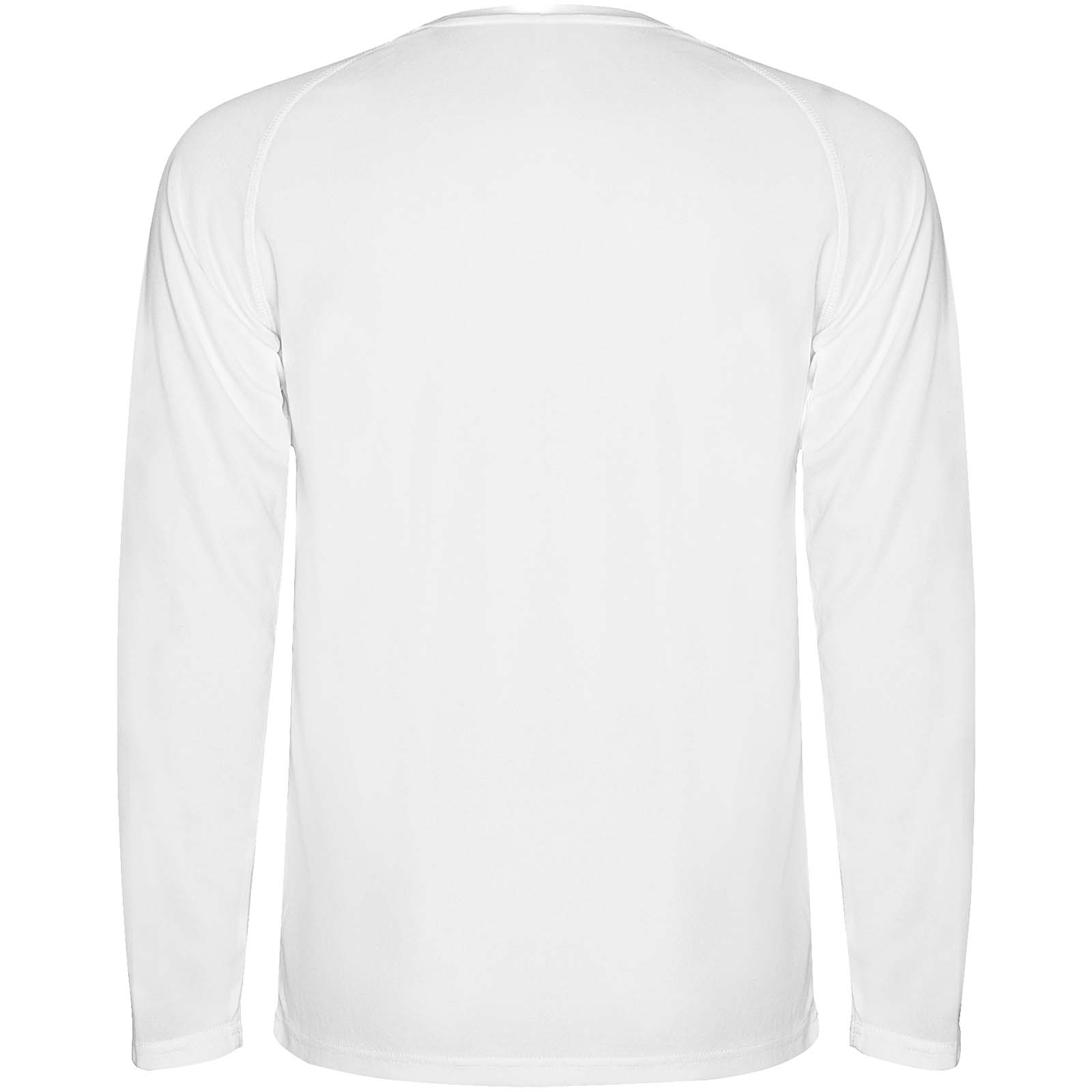 Montecarlo 150 g/m² Langarm-Sport-Shirt für Kinder weiss