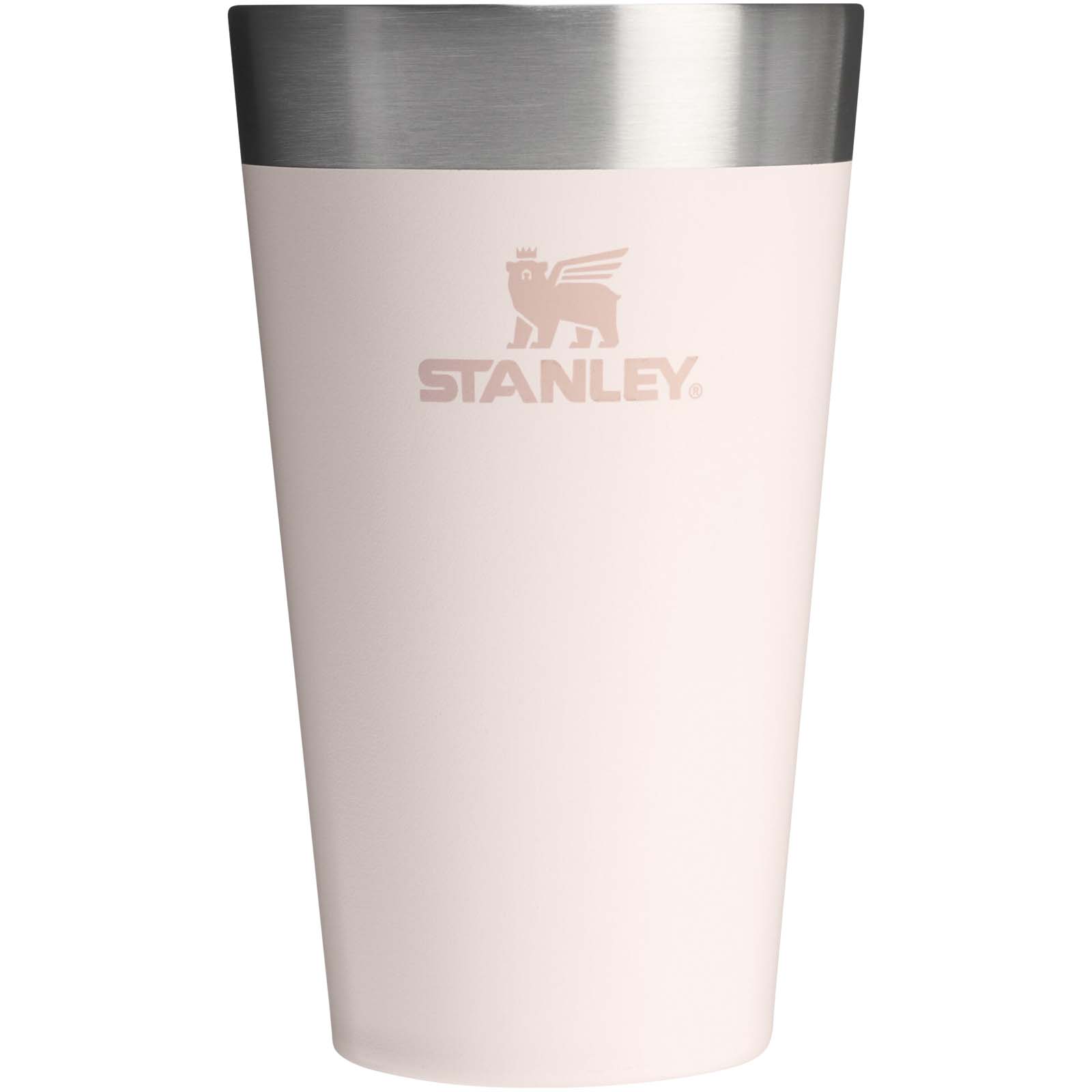 Stanley Stacking 470 ml Thermobecher aus Edelstahl hellrosa