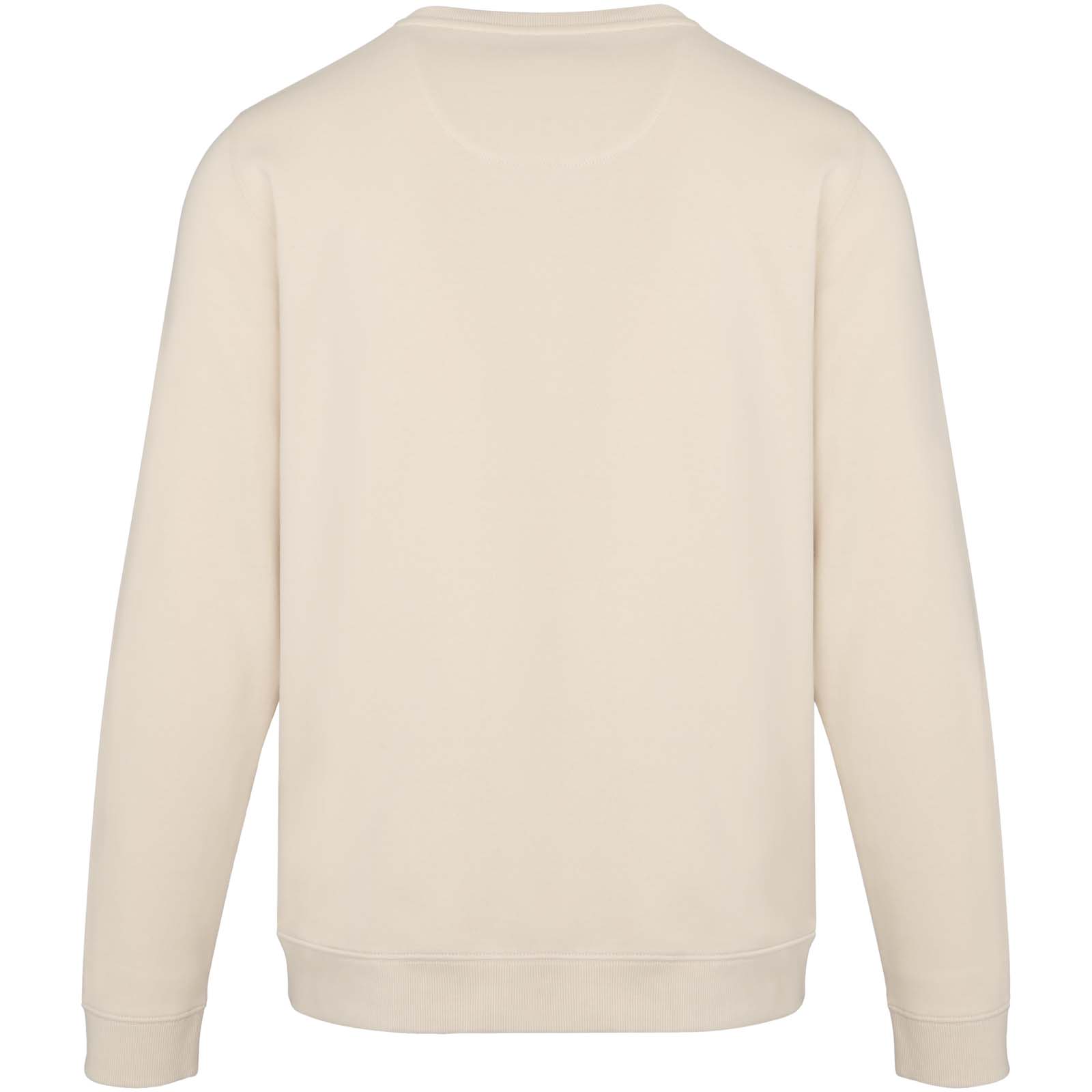 Jasper 280 g/m² Pullover mit Rundhalsausschnitt aus recycelter Bio Baumwolle (OCS), unisex sandstone