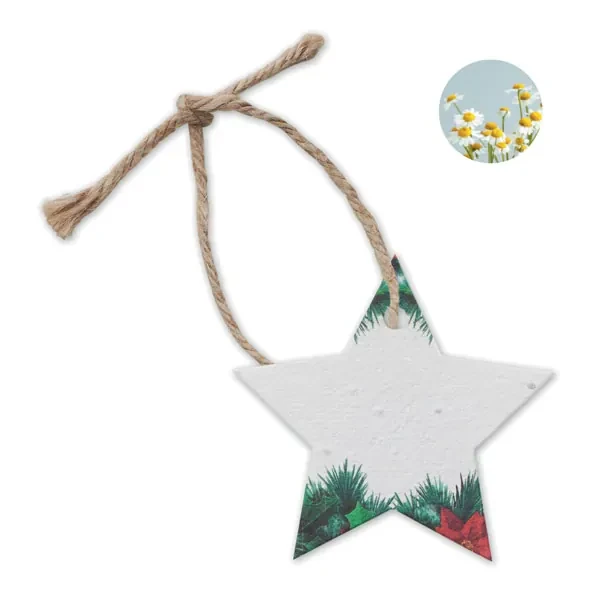 Weihnachtsschmuck Samenpapier