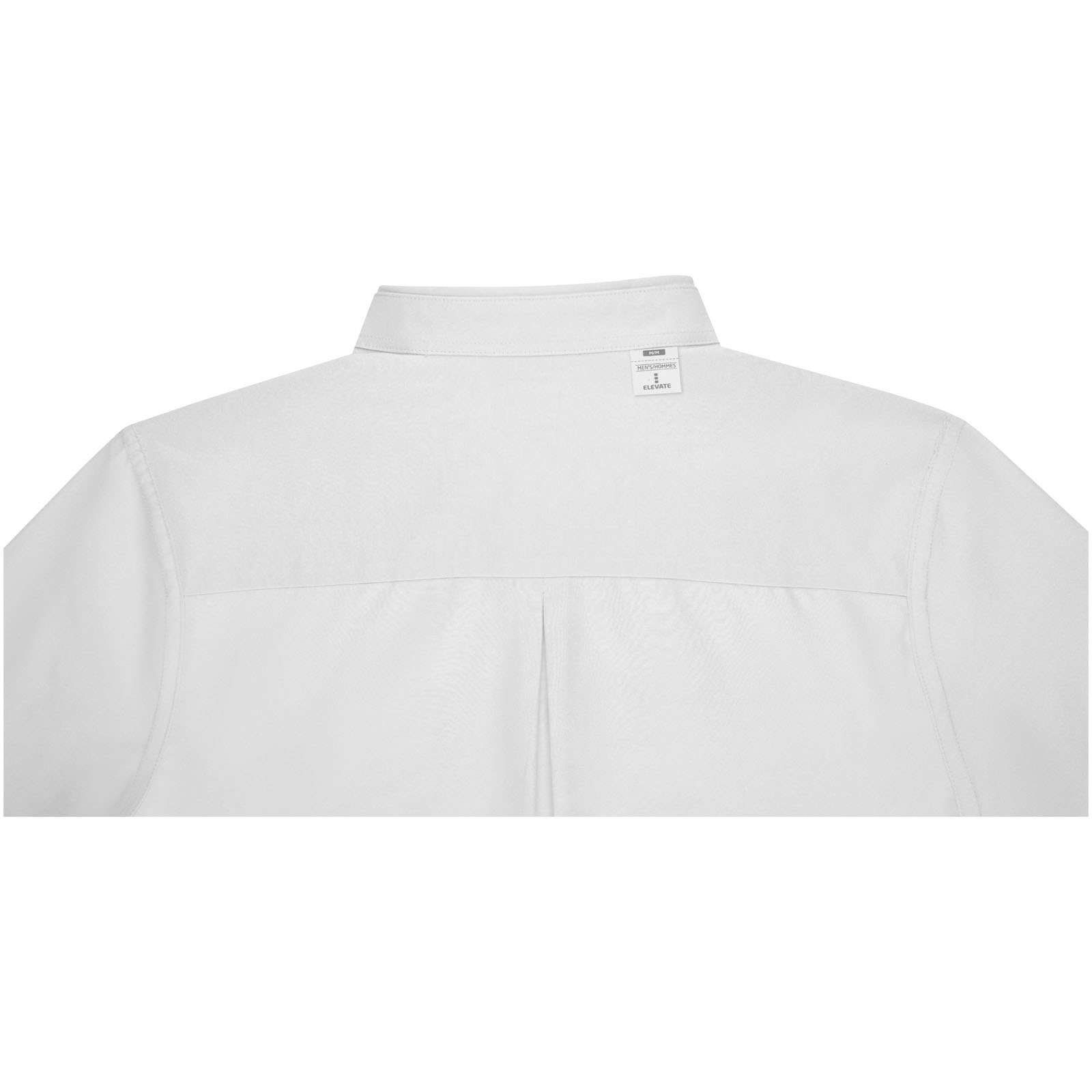 Pollux 130 g/m² Herrenhemd mit langen Ärmeln weiss