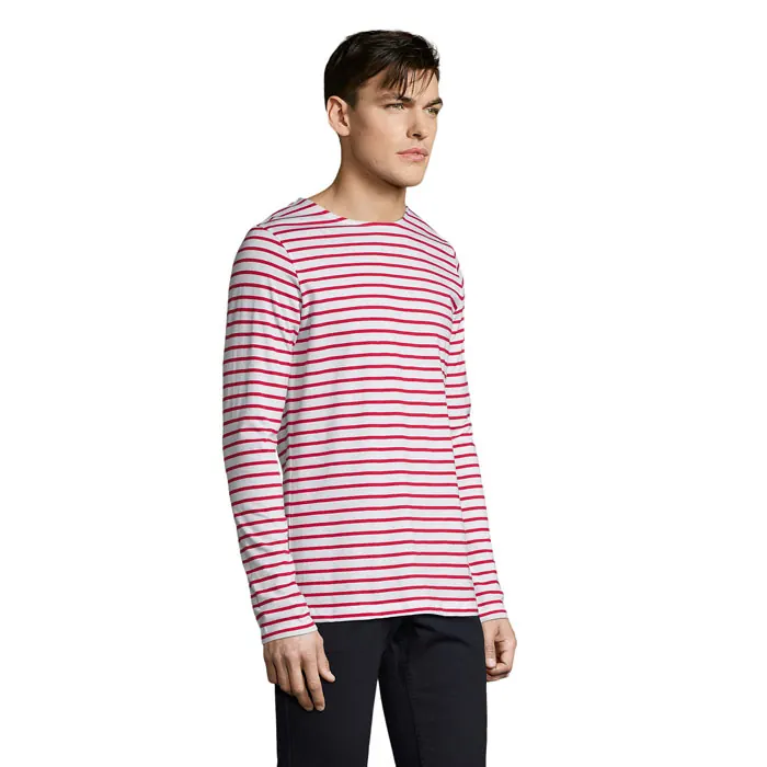 MARINE MEN STRIPED T-SHIRT