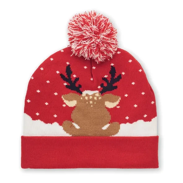 Weihnachtliche Strickmütze