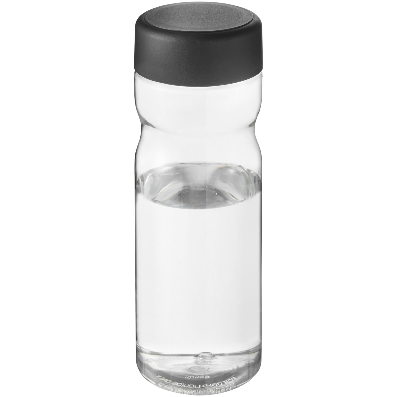 H2O Active® Base Tritan™ 650-ml-Sportflasche mit Drehdeckel transparent klar, schwarz
