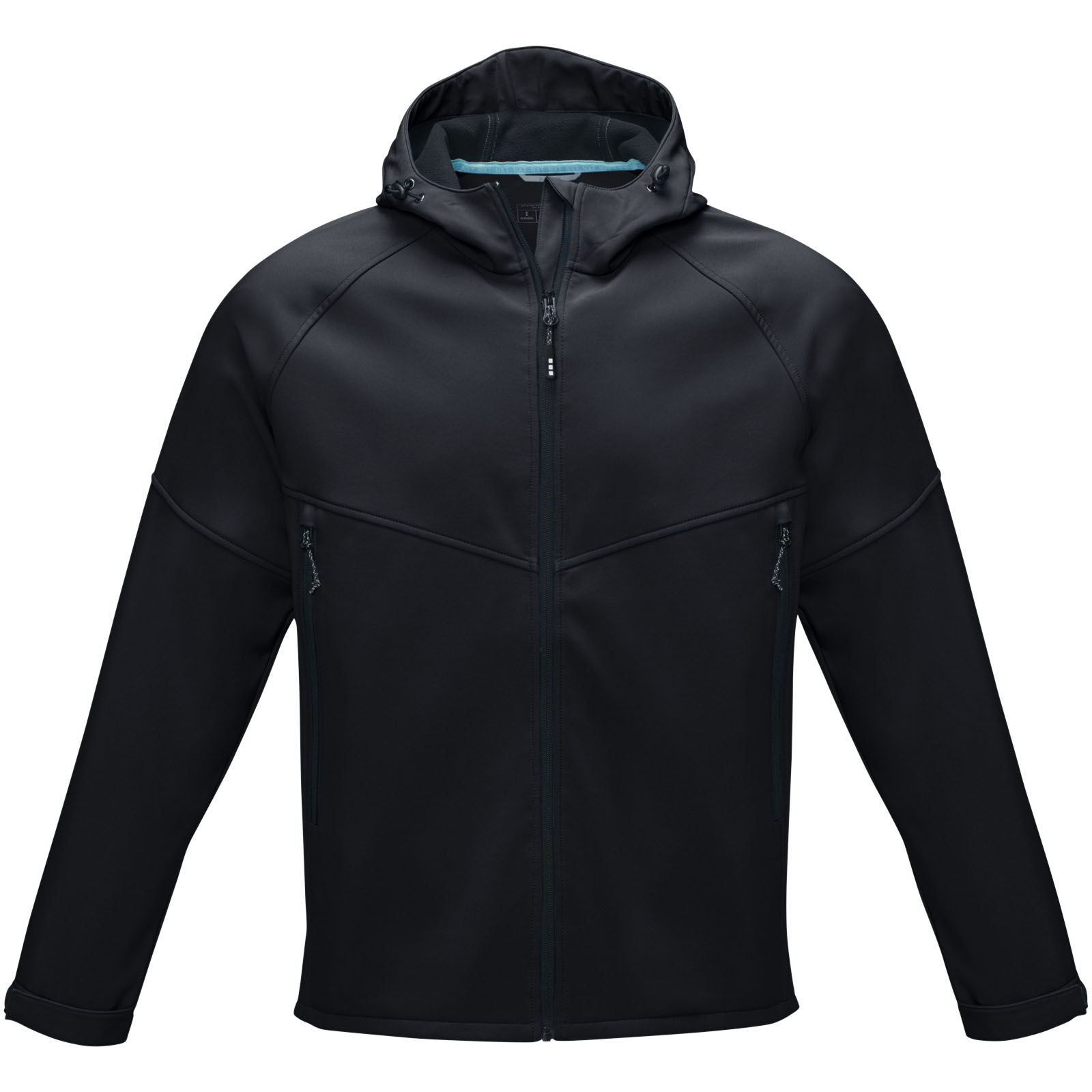 Coltan Softshelljacke aus recyceltem Material für Herren schwarz