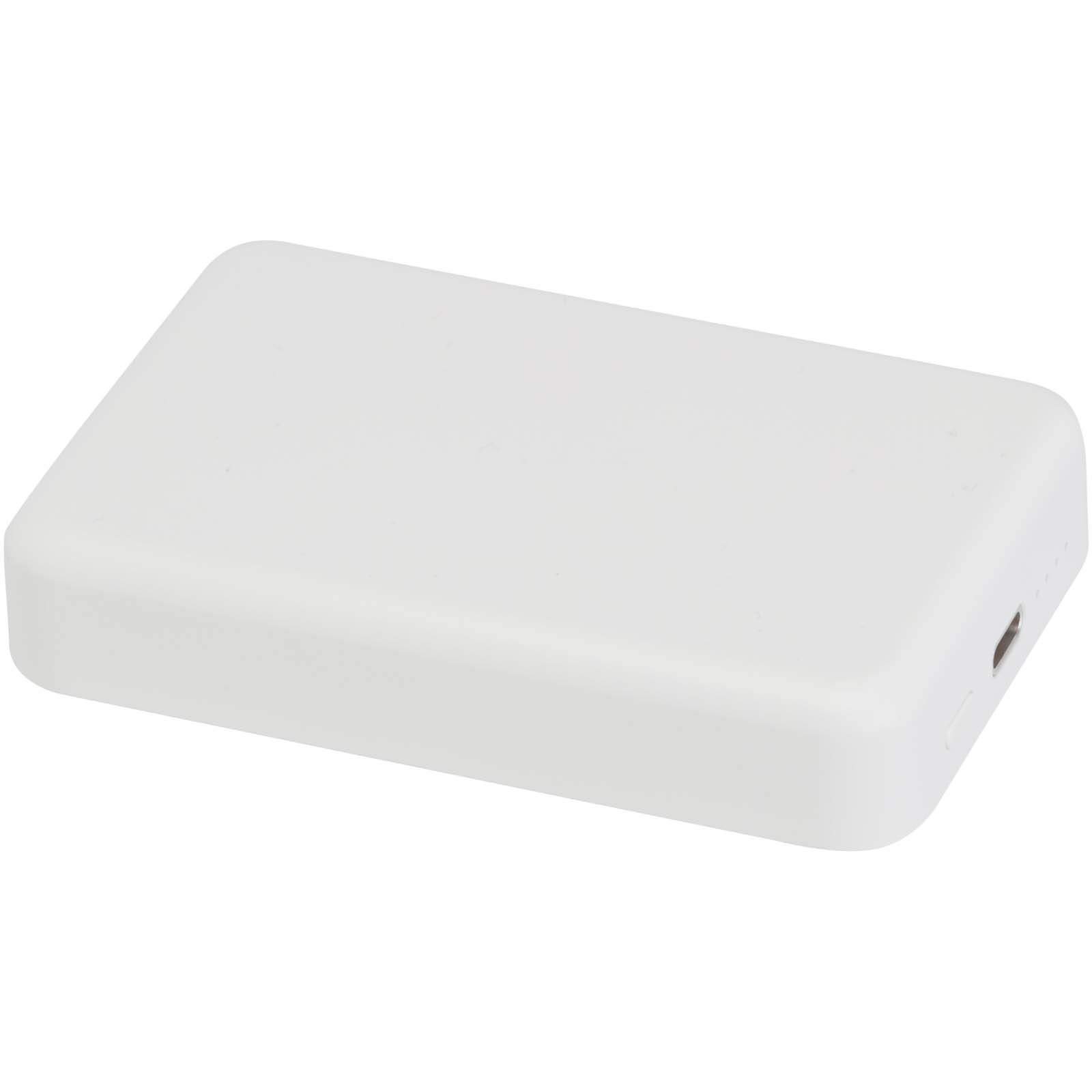 Acrab 15 W 10.000 mAh magnetische kabellose Powerbank mit 20 W PD aus recyceltem Kunststoff weiss