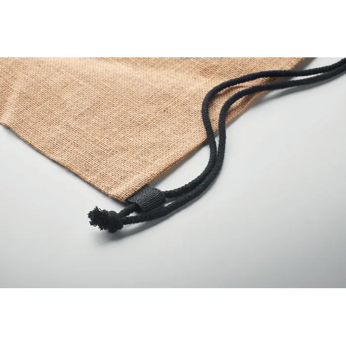 Jute Beutel mit Kordelzug