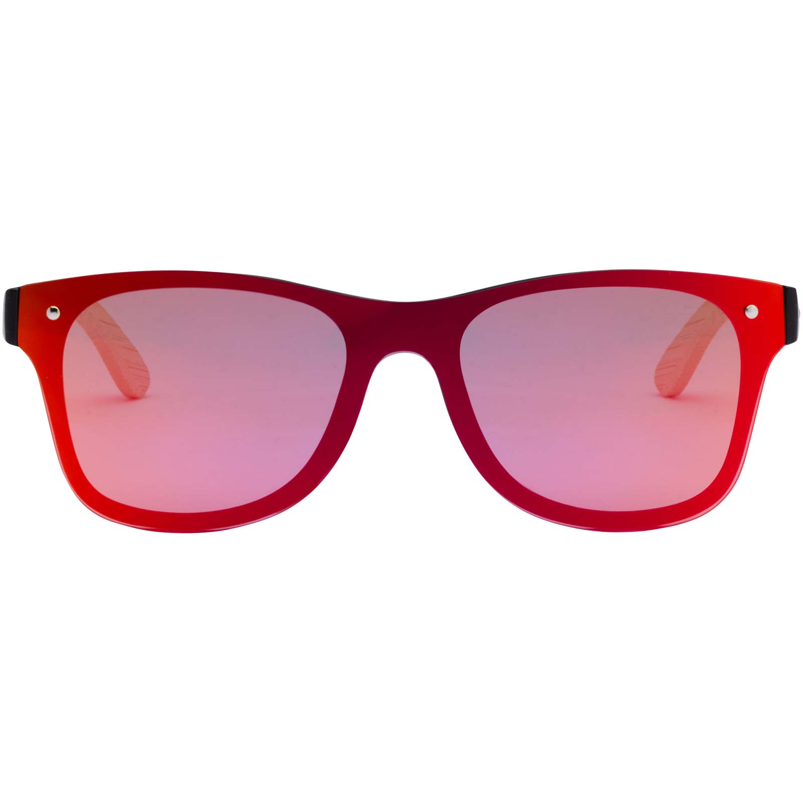 Tan Sonnenbrille mit Bambusbügeln gelb