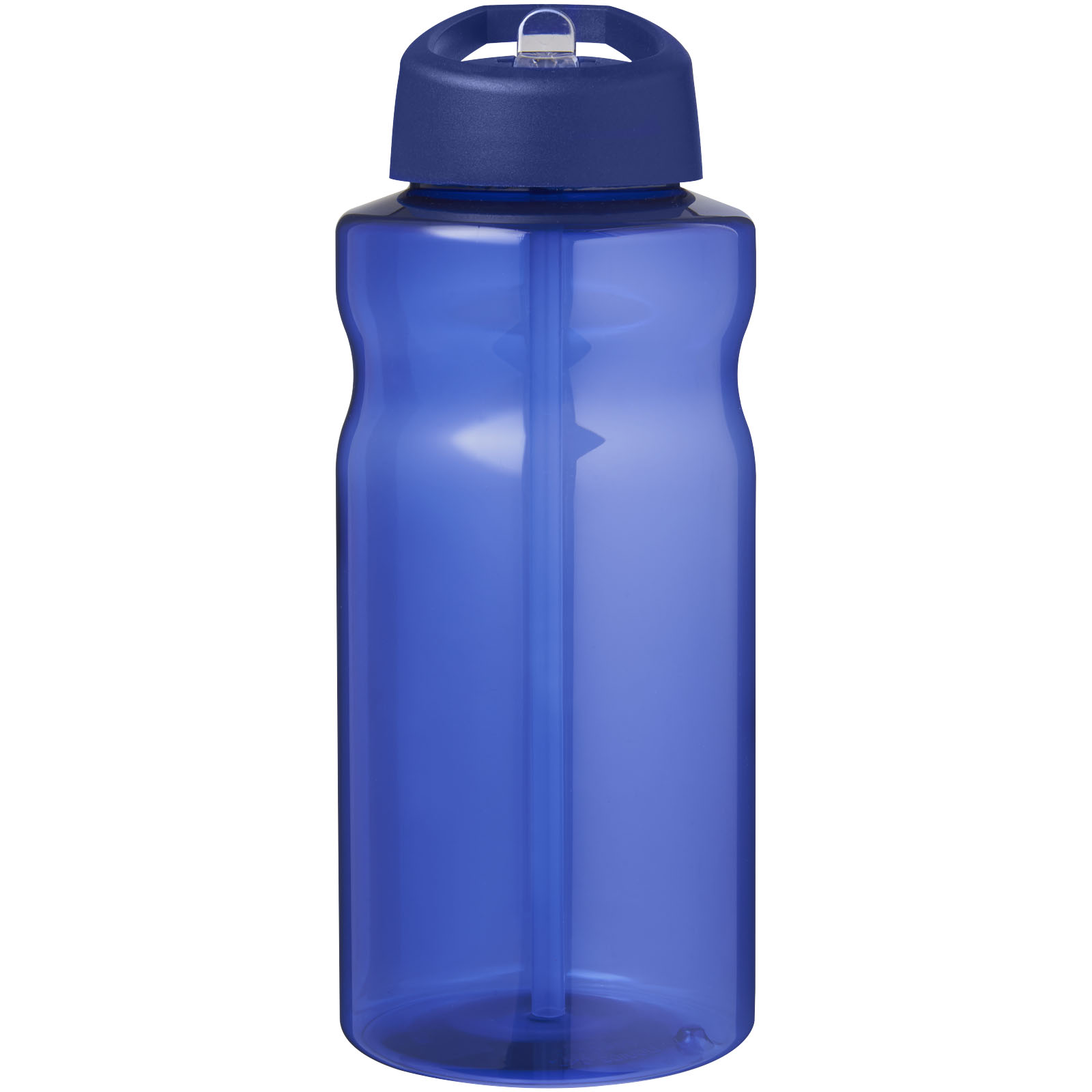 H2O Active® Eco Big Base 1L Sportflasche mit Ausgussdeckel blau, blau