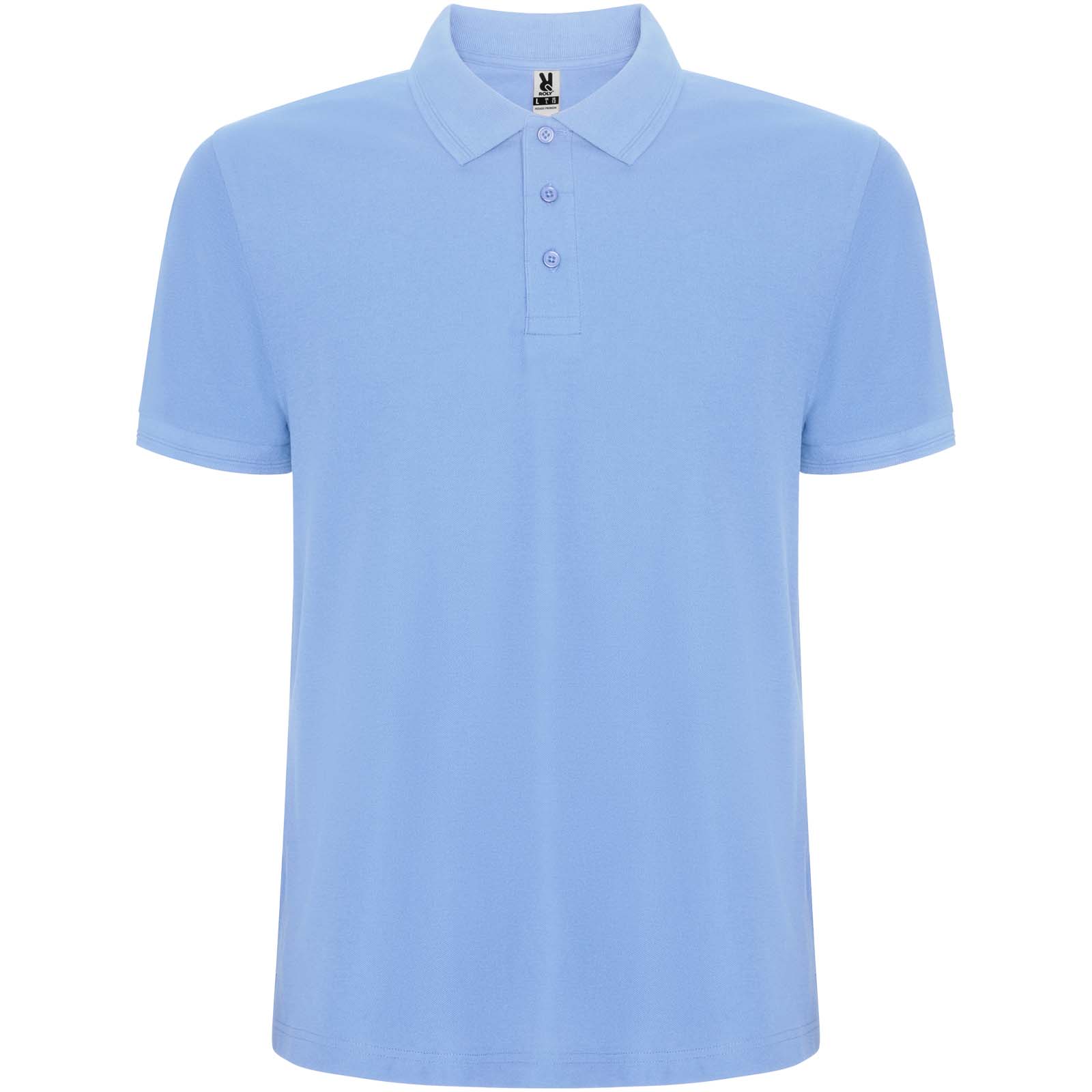 Pegaso 220 g/m² Premium Poloshirt für Herren himmelblau